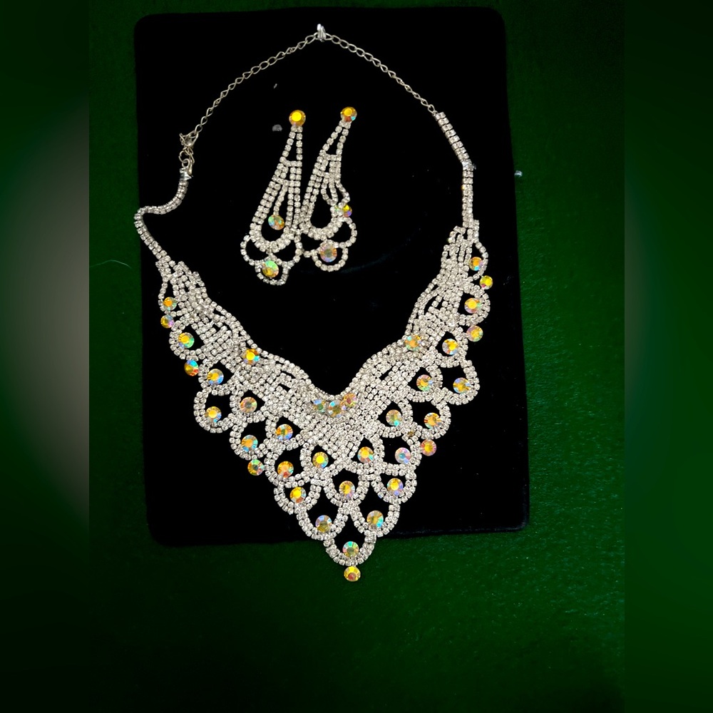 Rhinestone Jewelry Set